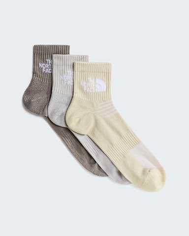 Chaussettes courtes avec amorti Multi Sport TNF Stone SlabDesert StoneCumulus Cloud HERO