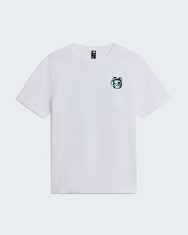 Unisex Basecamp Barista Relaxed Graphic TShirt TNF TNF WhitePacific Teal ALT1
