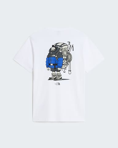 Gear Up Get Out Graphic TShirt Uniseks TNF TNF White HERO