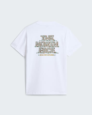 Tshirt Stone Logo Relaxed con grafica unisex TNF TNF White HERO