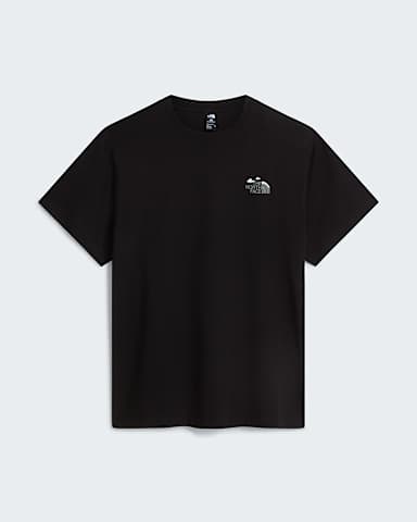 Natuurlijke High Society Ontspannen Graphic TShirt uniseks TNF TNF Black ALT1