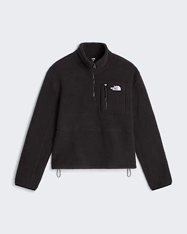 Yumiorifleecejas met kwartrits voor dames TNF TNF BlackTNF Black HERO
