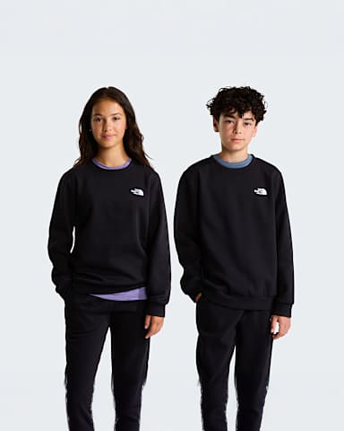 Felpa Evolution Simple Dome da ragazzi TNF TNF Black HERO