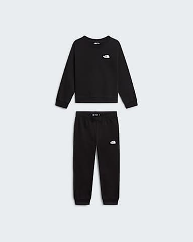 Ensemble sweat col rond Simple Dome pour enfant TNF TNF Black hero
