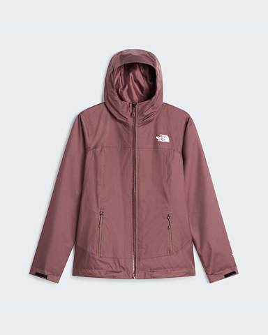 Womens Tetsu ZipIn Jacket TNF Tawny Quartz hero