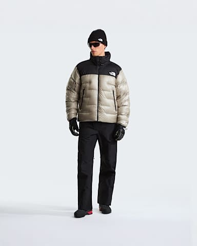 Mens Summit Nuptse Jacket TNF Stone SlabTNF Black alt1
