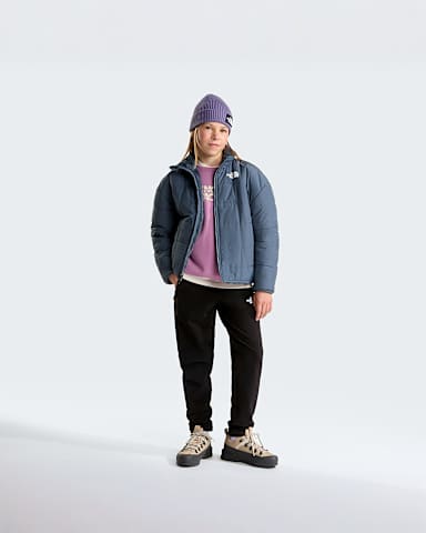 Girls Reversible Shasta FullZip Jacket TNF Granite Grey alt2