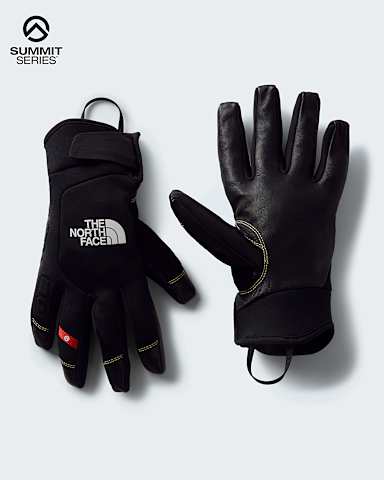 Summit extraleichte Kletterhandschuhe TNF TNF Black HERO