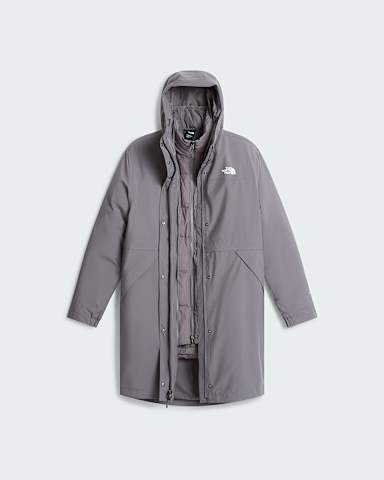 Chaqueta 3 en 1 Triclimate Sequoia para mujer TNF Smoked Pearl hero