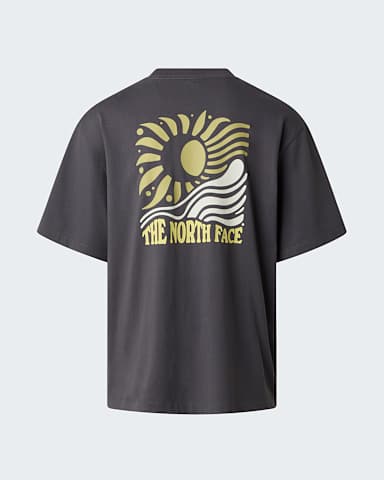 Uniseks Sun Oversized Graphic TShirt TNF Anthracite Grey alt1