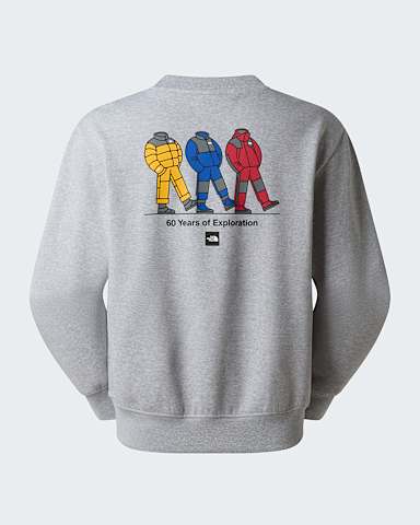 Uniseks TNF Celebration Relaxed Graphic sweatshirt TNF TNF Light Grey Heather alt1