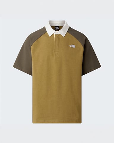 Uniseks Rugbypoloshirt TNF CedarNew Taupe Green hero