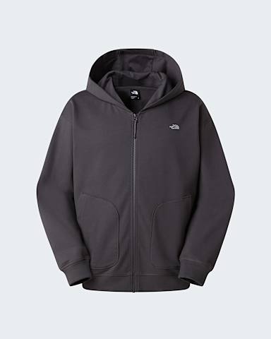 Unisex Essential Oversized Hoodie TNF Anthracite Grey hero