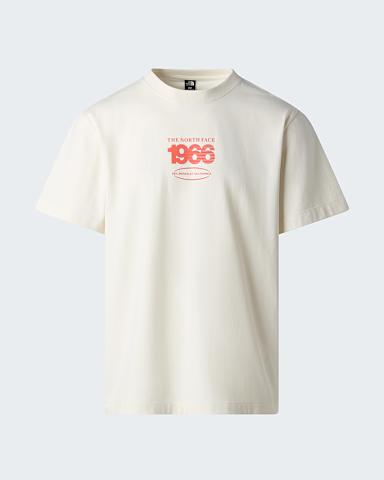 Track relaxt geschnittenes TShirt mit Grafik Unisex TNF White Dune hero
