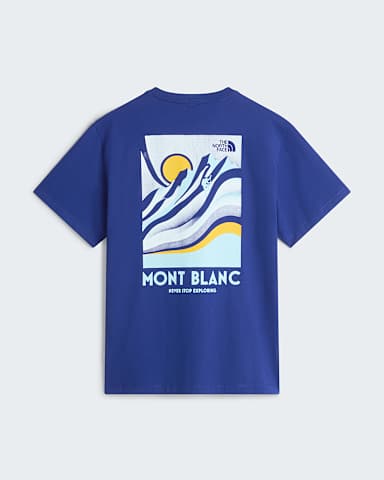 Triko Vintage Mountain Relaxed pro pny TNF Bold BlueSummit Gold hero