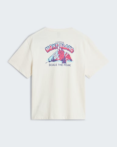 Tshirt Scale the Peak Relaxed unisex TNF White DuneGlacier hero