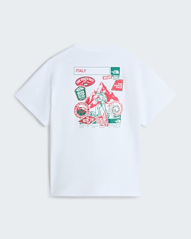 Tshirt dcontract Country Stickers Italy unisexe TNF TNF WhiteTNF White hero
