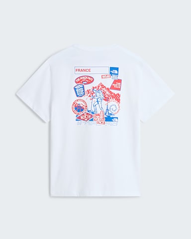 Tshirt dcontract Country Stickers France unisexe TNF TNF WhiteTNF White hero