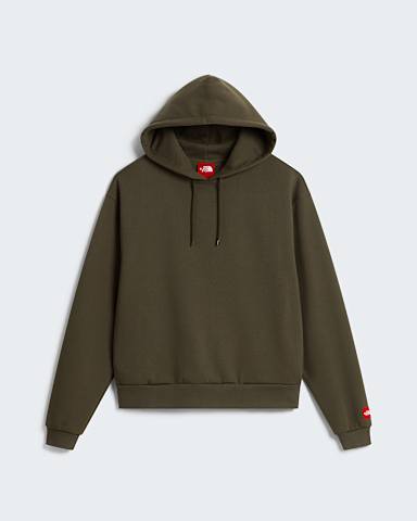 Unisex Red Box Hoodie TNF New Taupe Green hero