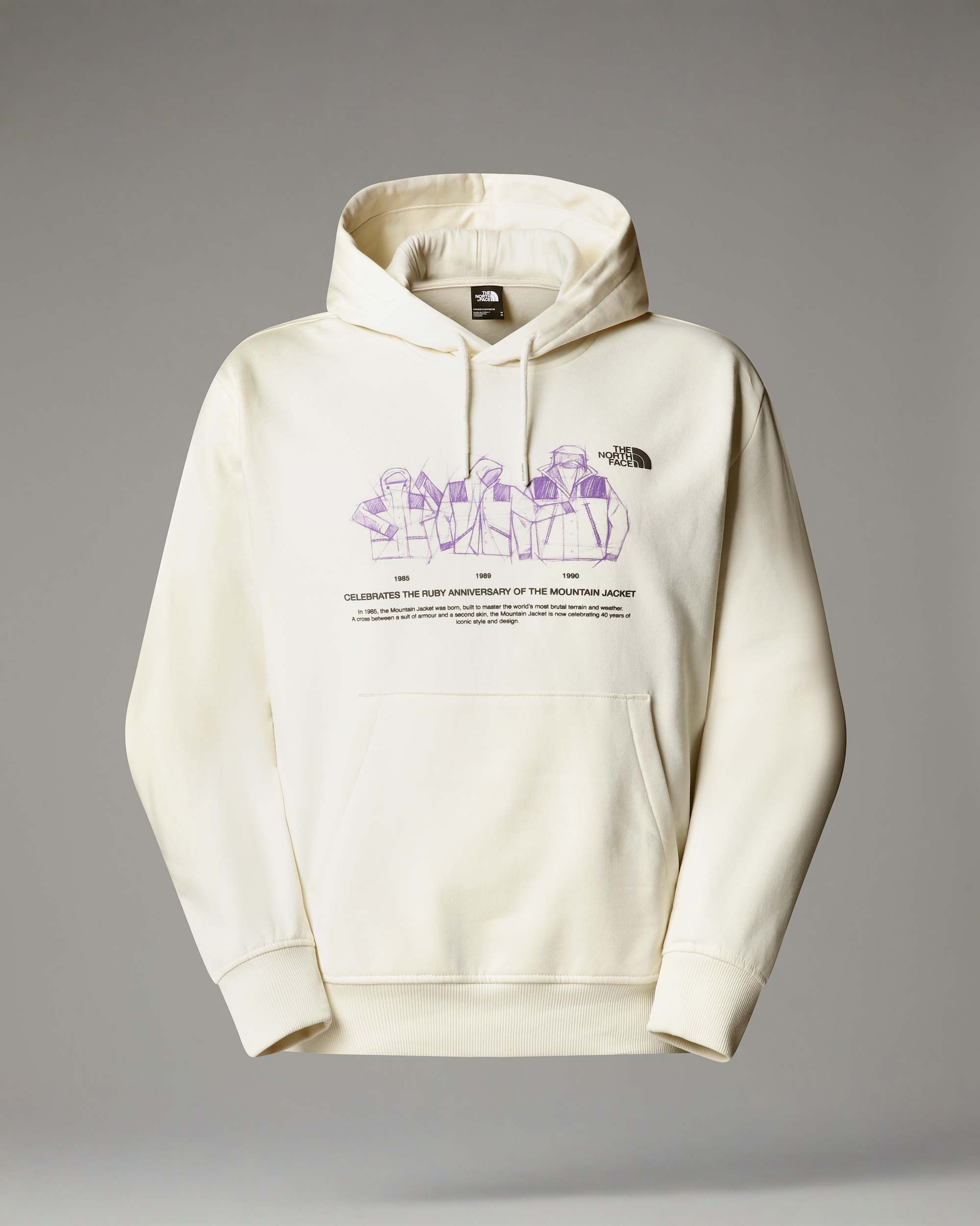 Sudadera holgada con capucha Mountain Jacket Anniversary TNF hero