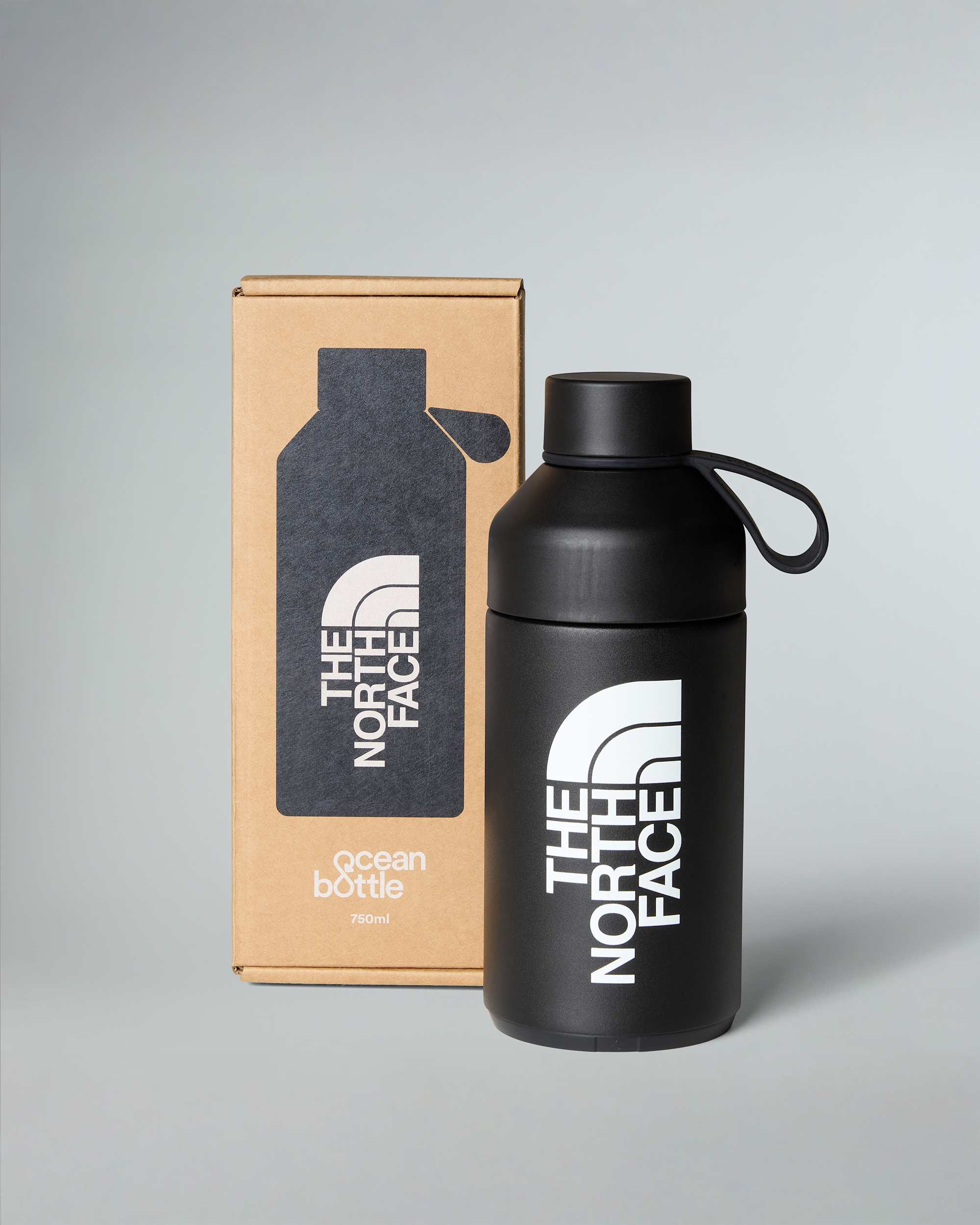 海外モデル★The North Face Water Bottle 黒★新品 The North Face X Ocean Bottle 0,65L flaske | The North Face DK