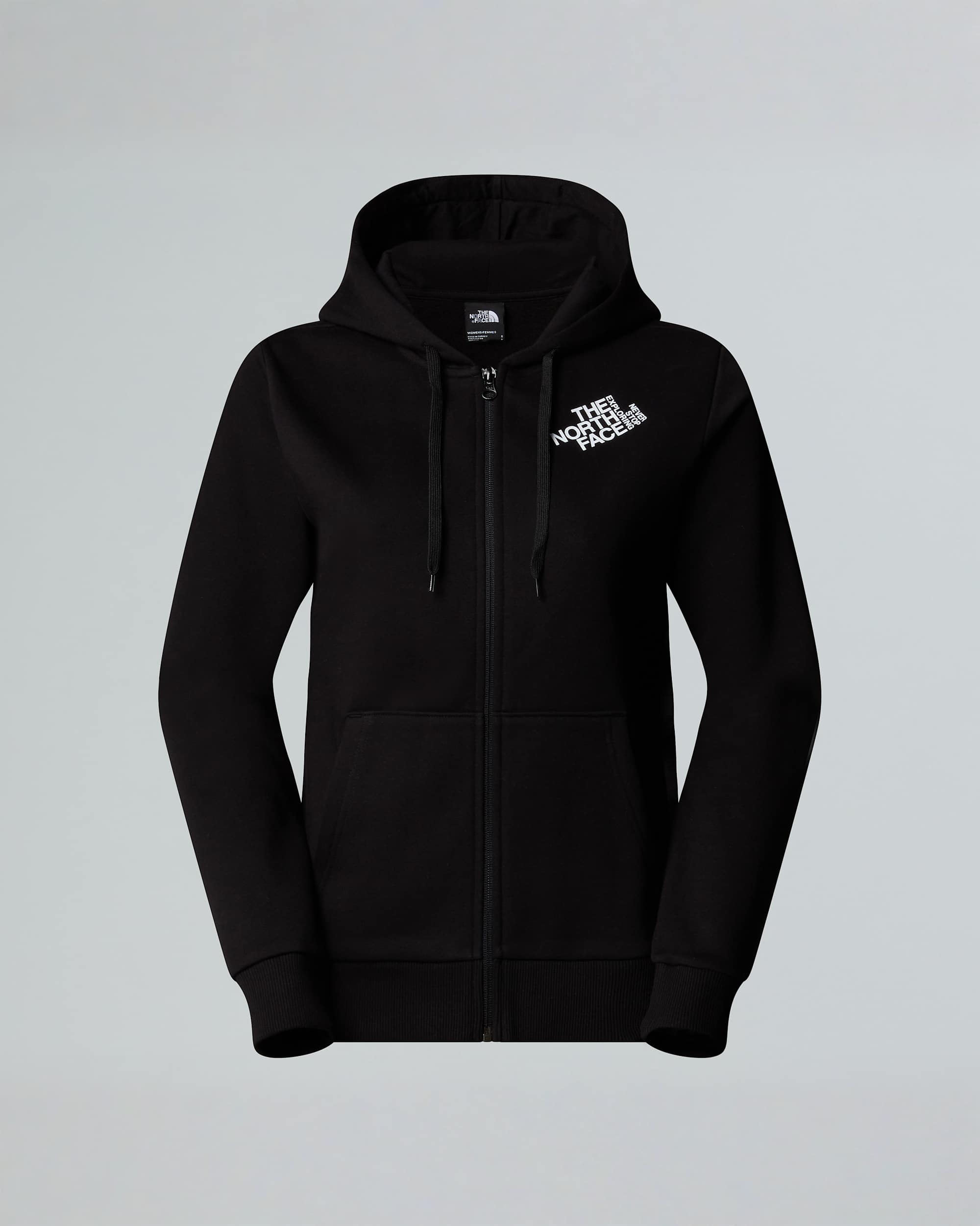 Blanca Peakhoodie met volledige rits voor dames TNF HERO