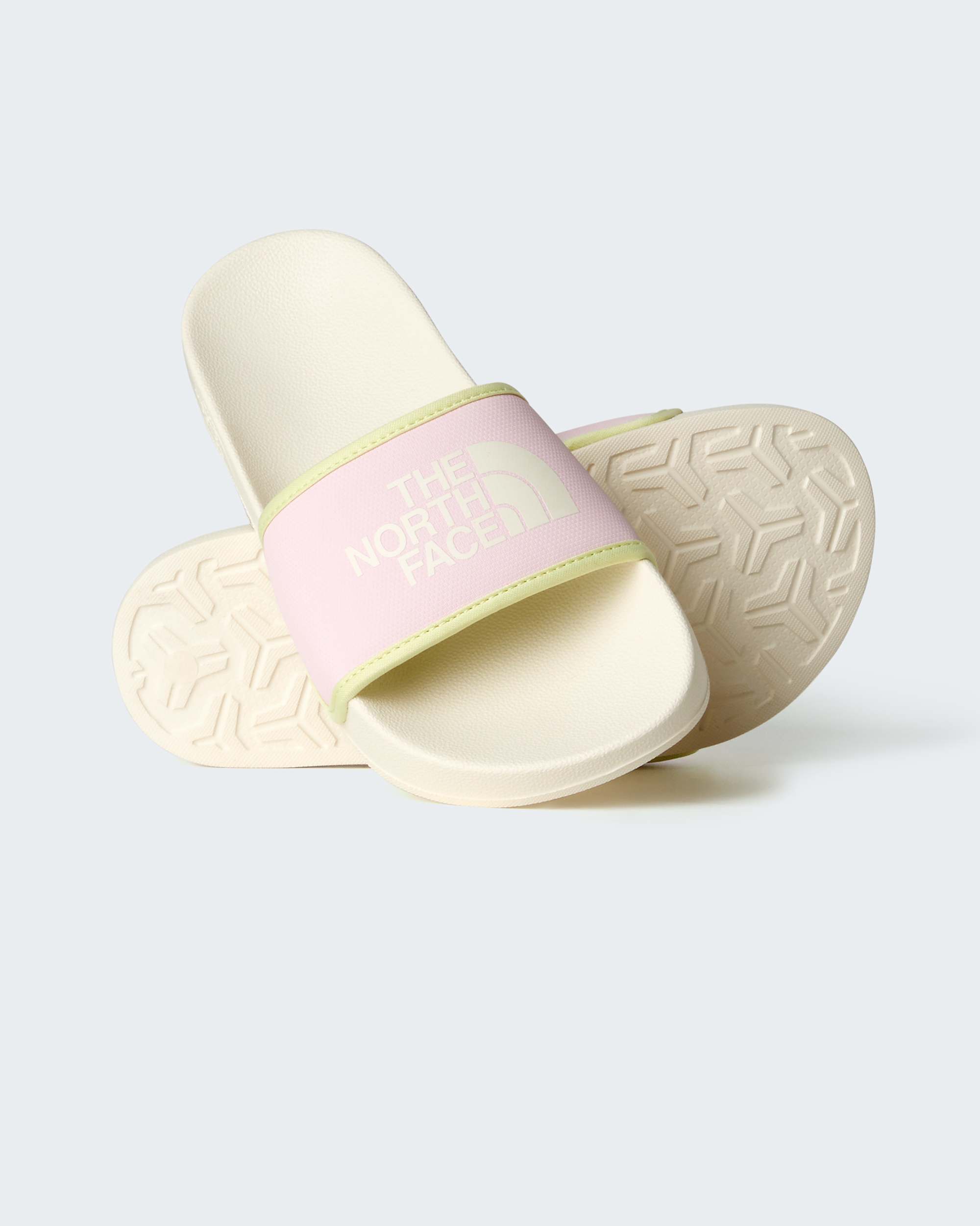 Base Camp Slides III pour enfant TNF White DunePale Blossom HERO