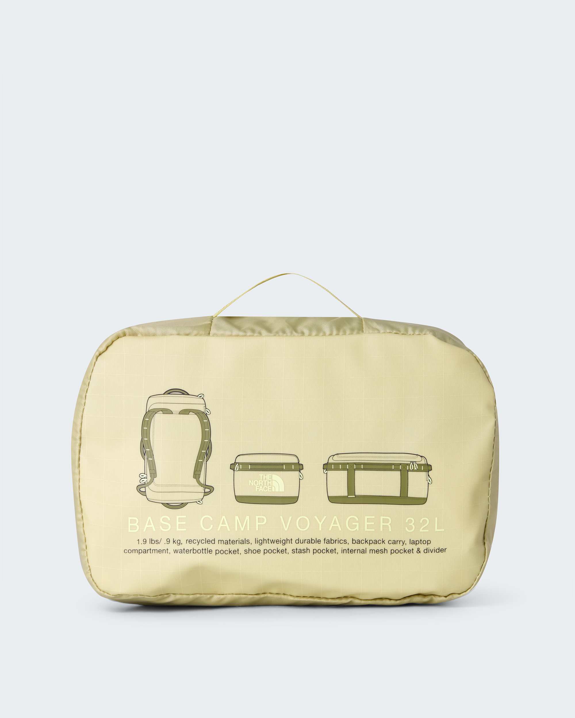 Bolsa de viaje Base Camp Duffel Voyager 32L TNF PearCedarLemon Mist ALT5