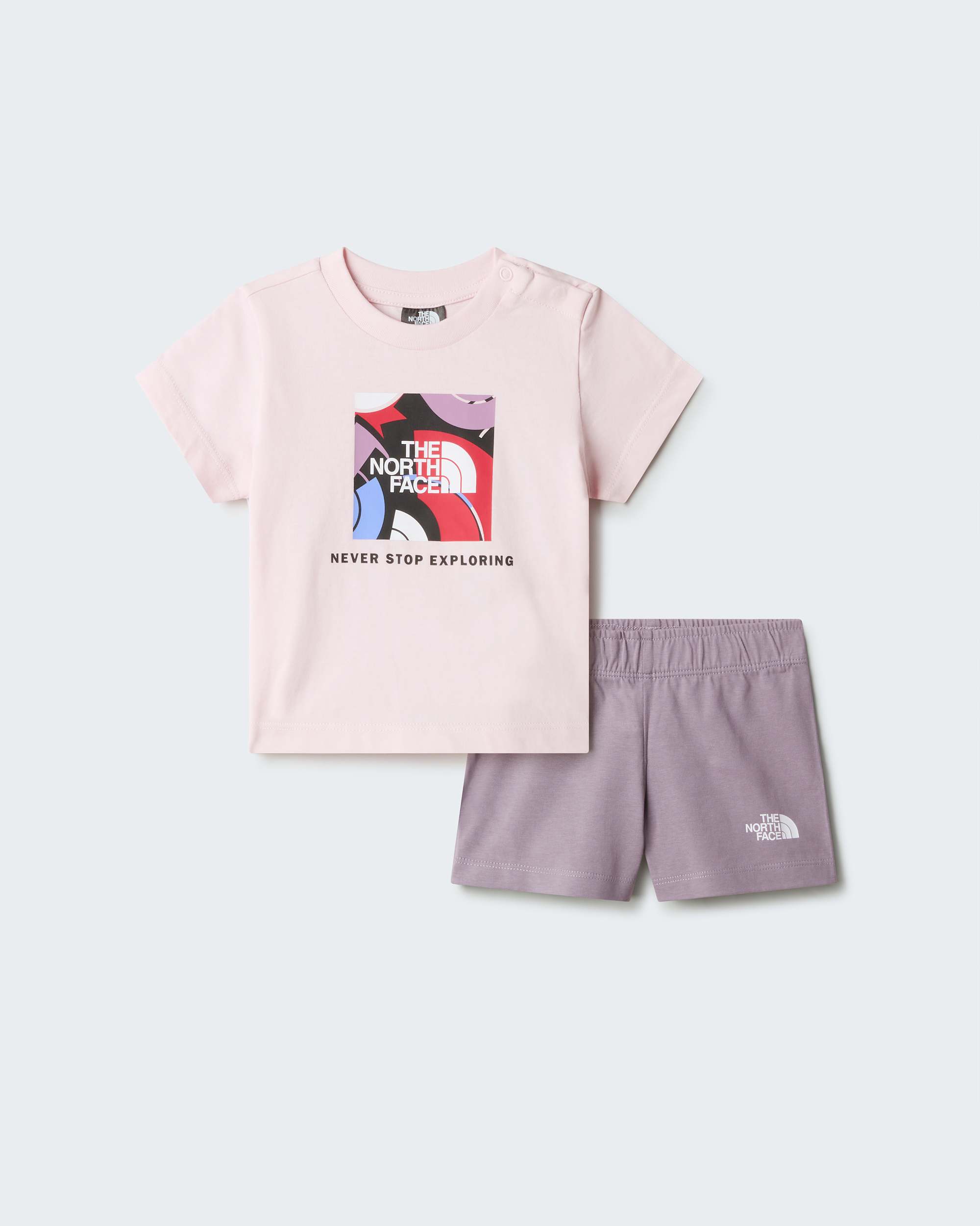 Ensemble avec short standard NSE Box Play pour bb TNF Pale BlossomTranscendent Grey ALT20