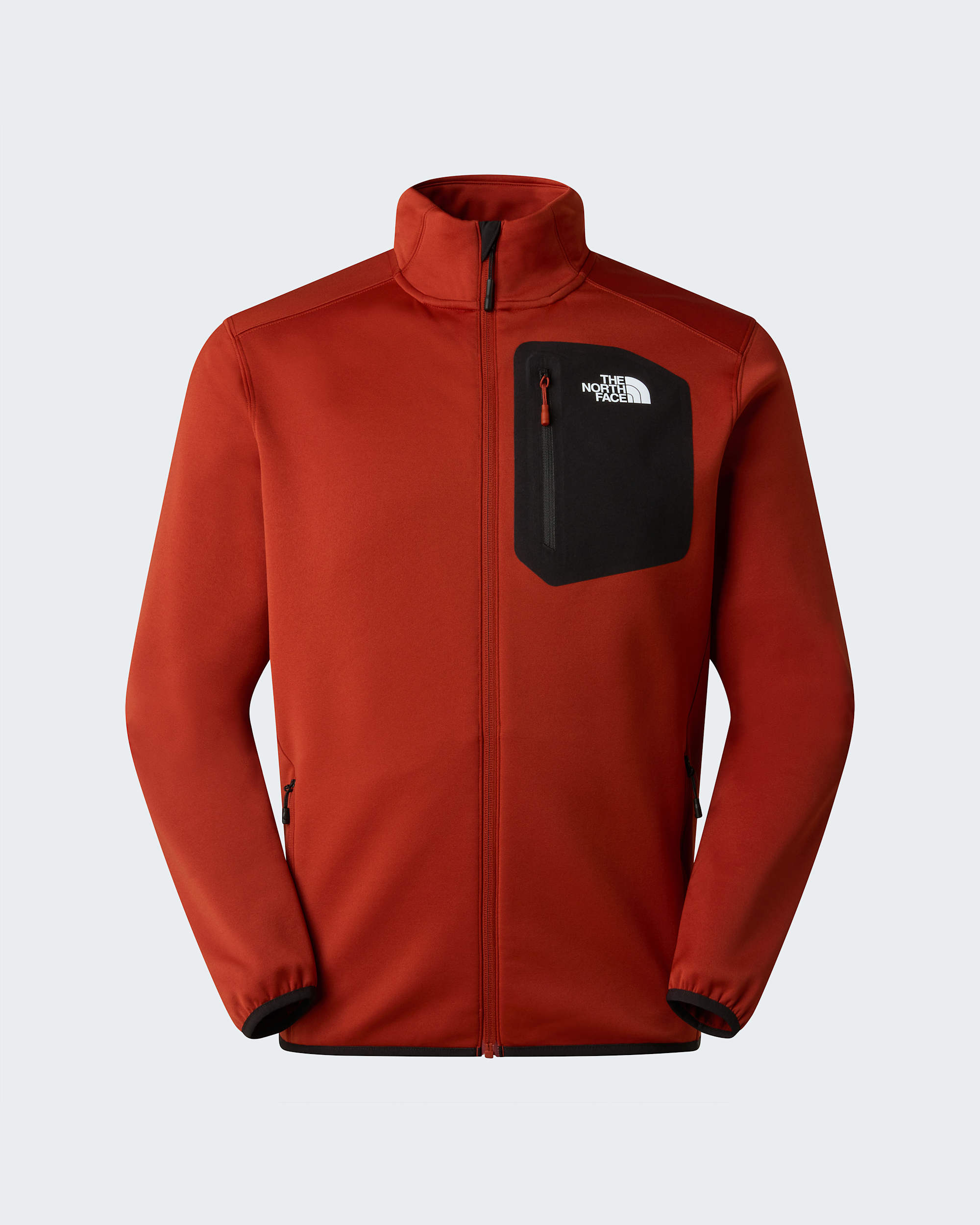 Crest Fleece mit durchgehendem RV fr Herren TNF Iron ClayTNF Black ALT20
