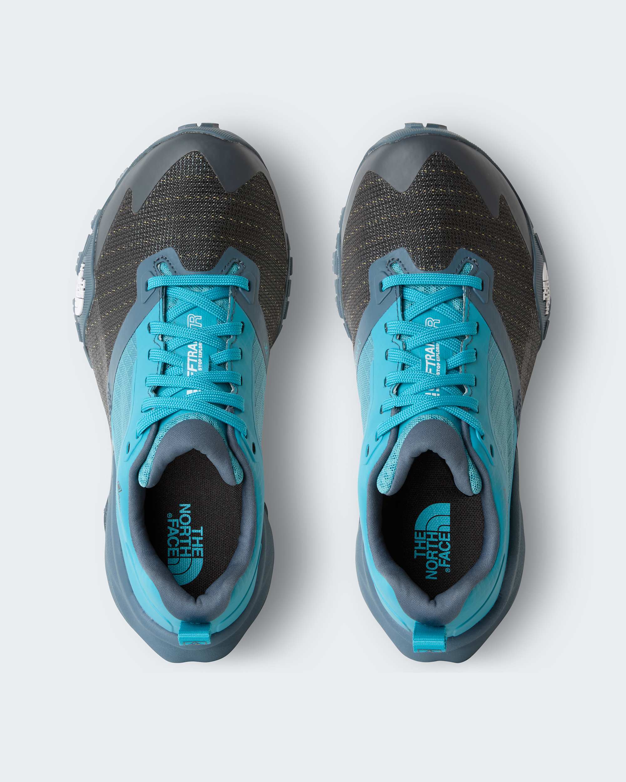 Damskie buty do biegw trailowych Offtrail TR GORETEX TNF River IceGranite Grey ALT1