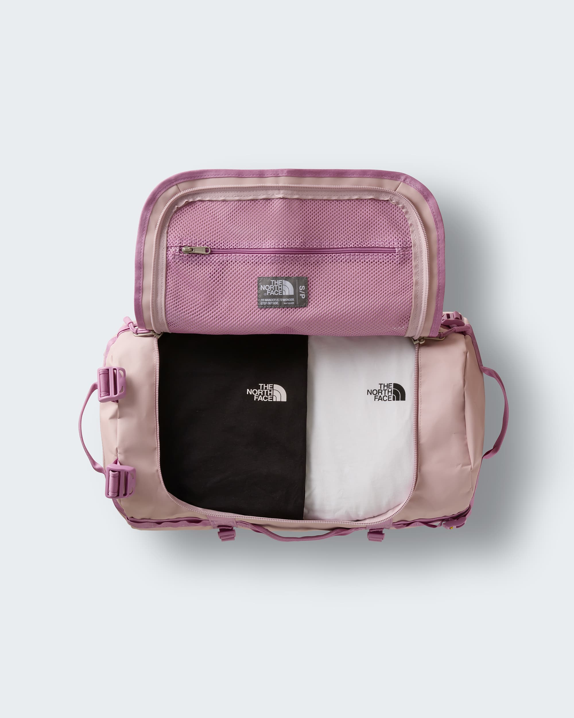 Bolsa de viaje Base Camp Duffel 50L  S TNF Metal PinkHushed Lavender ALT2