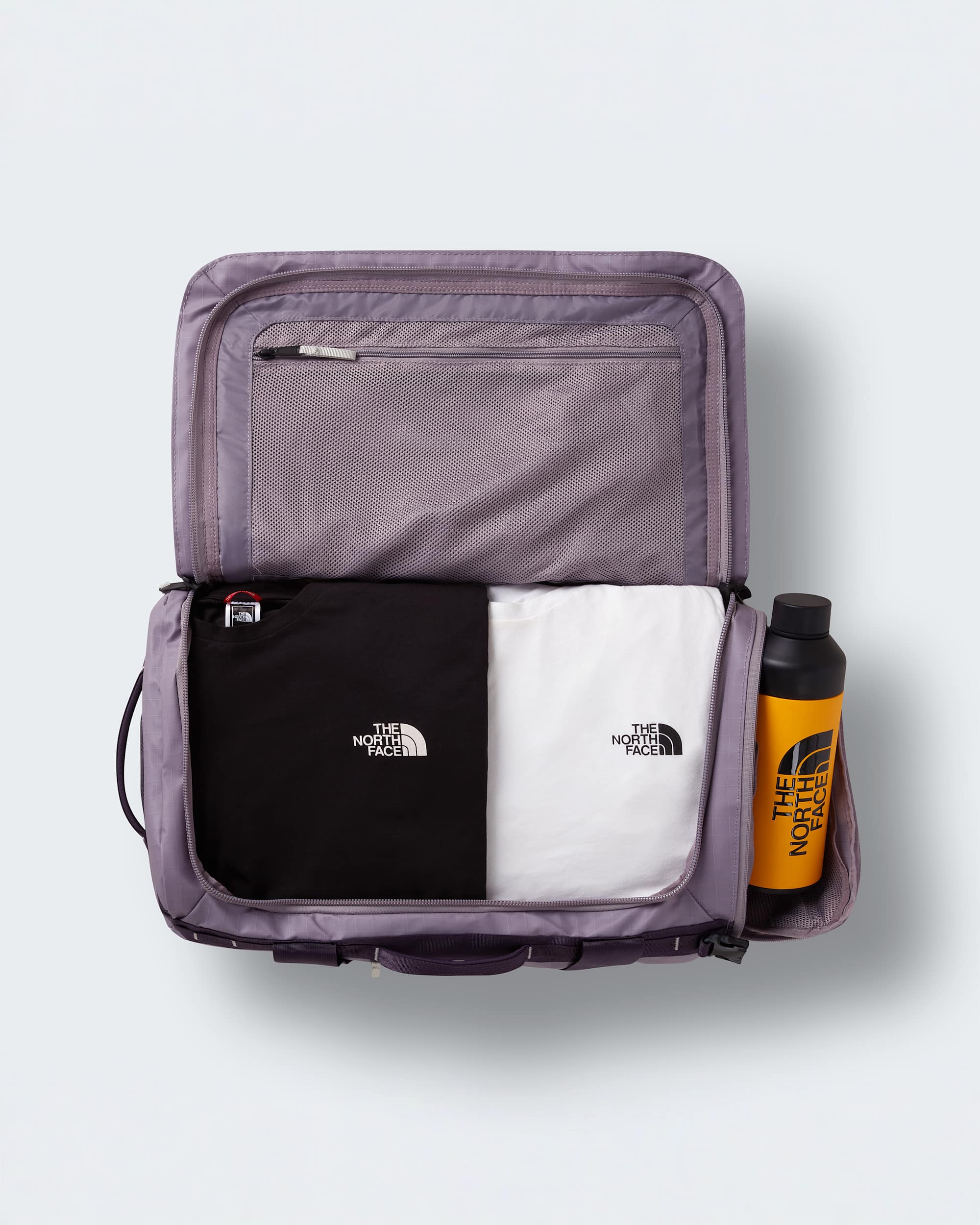 Bolsa de viaje Base Camp Duffle Voyager 42L TNF Transcendent GreyEndless DuskHigh Rise Grey ALT2