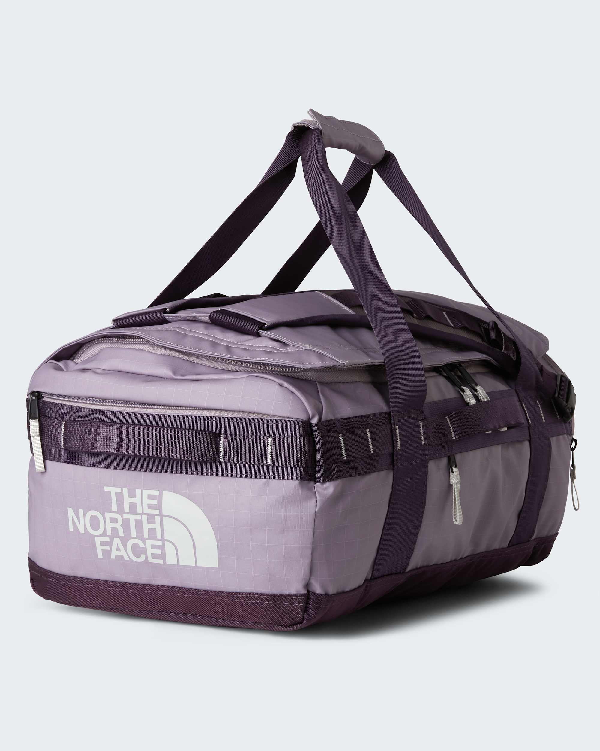 Bolsa de viaje Base Camp Duffle Voyager 42L TNF Transcendent GreyEndless DuskHigh Rise Grey HERO