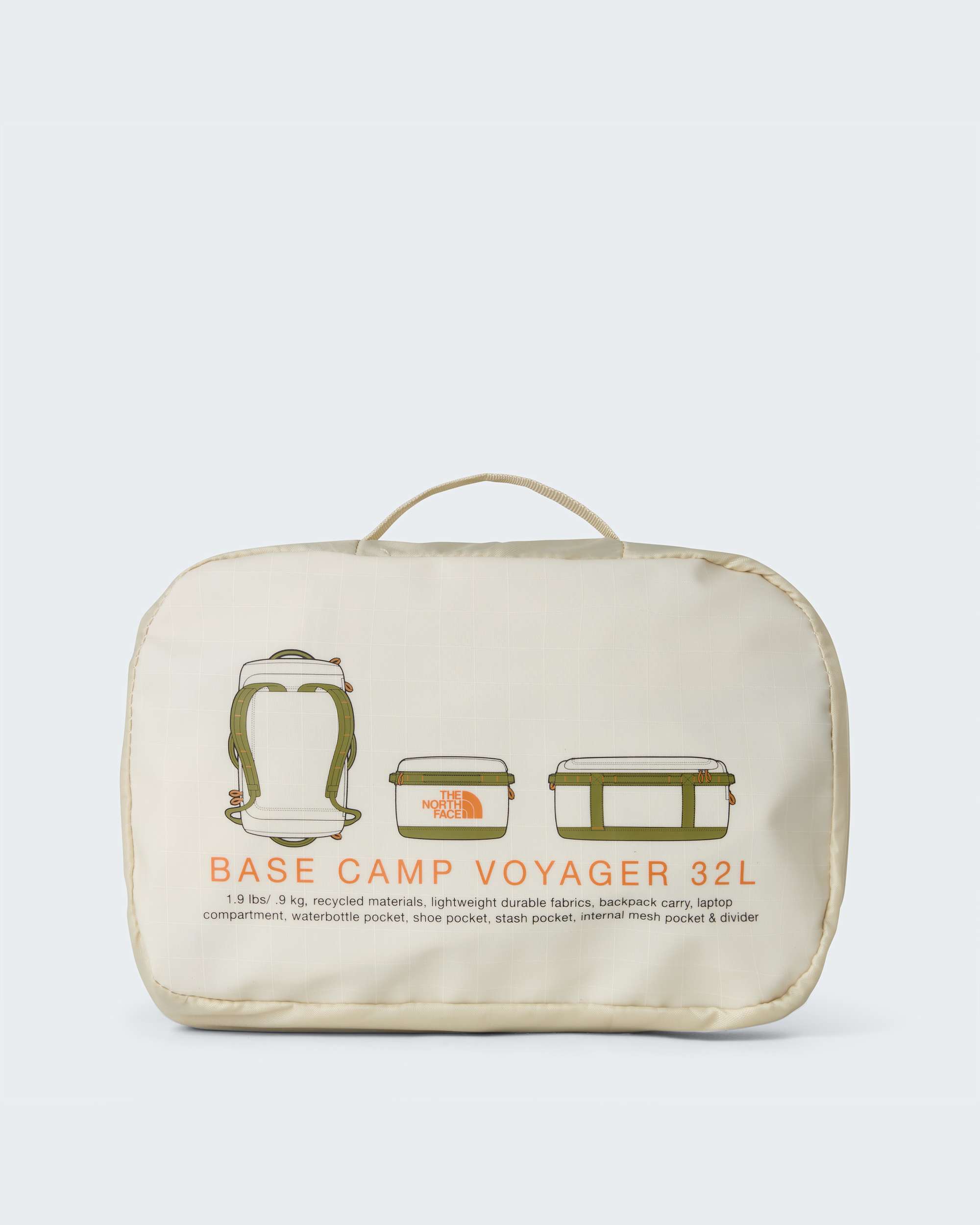 Bolsa de viaje Base Camp Duffel Voyager 32L TNF Desert StoneCedarDesert Rust ALT5