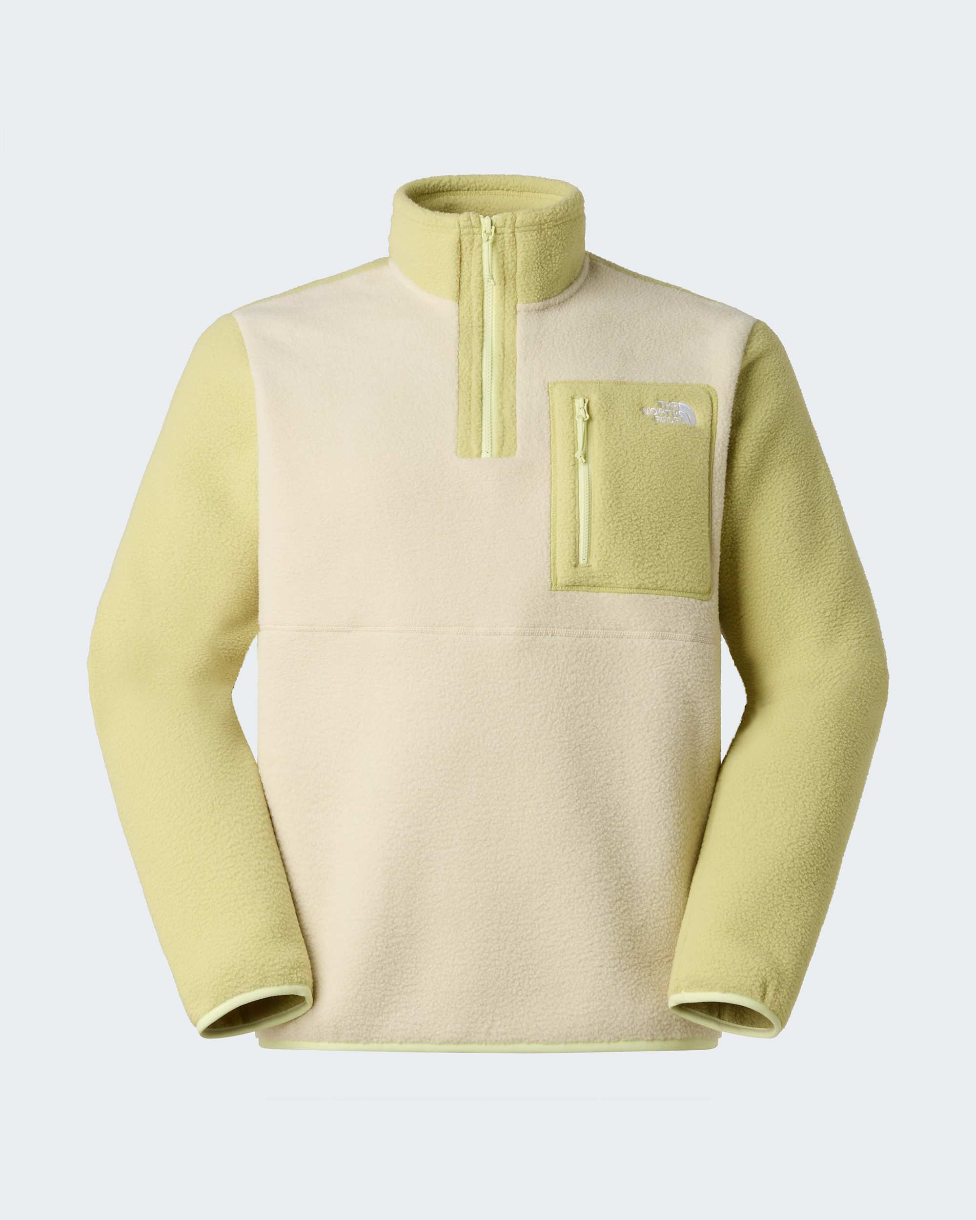 Yumiorifleecejas met kwartrits voor heren TNF Desert StonePearLemon Mist ALT20