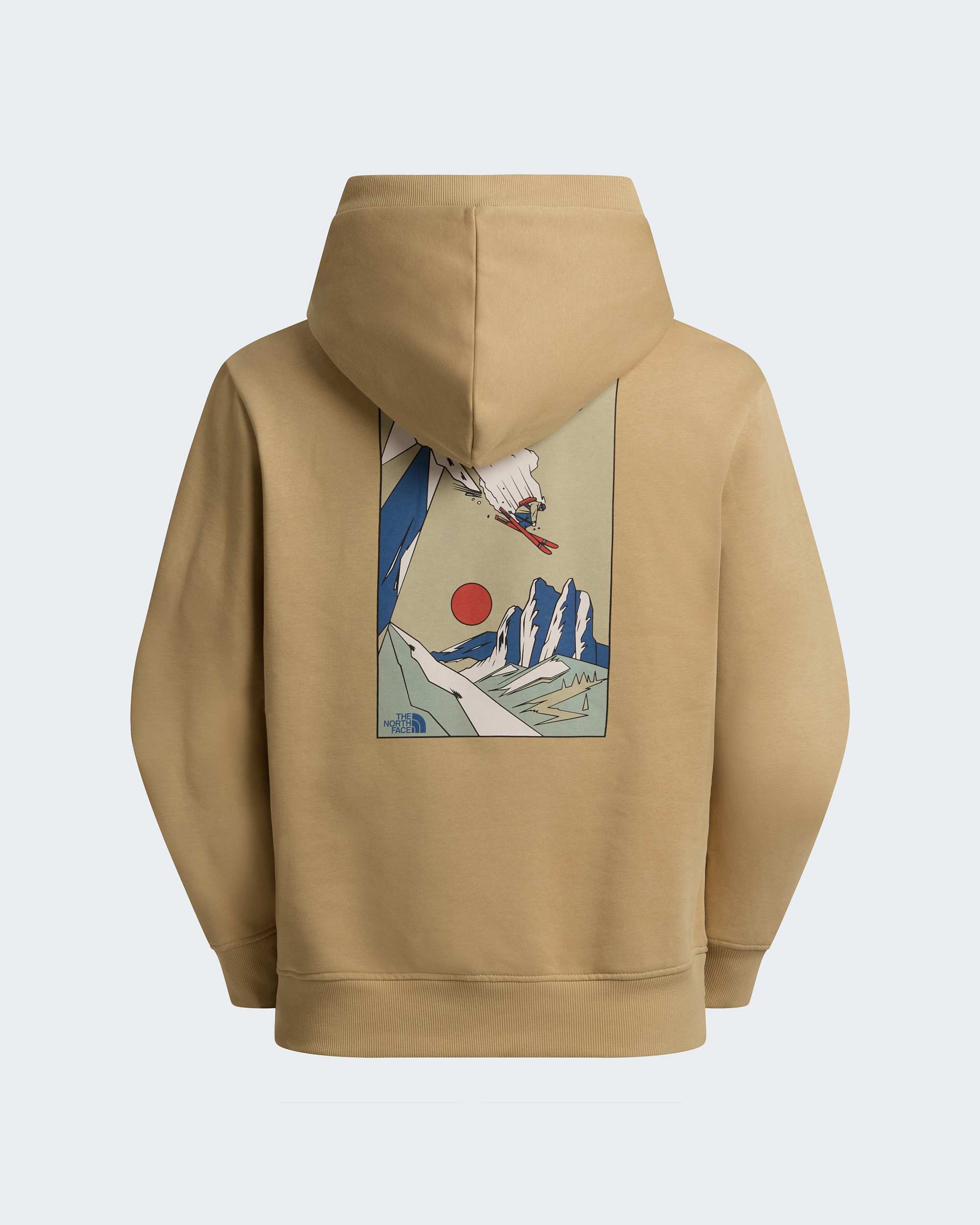 Unisex Mountain Celebration Relaxed Graphic Hoodie TNF HERO