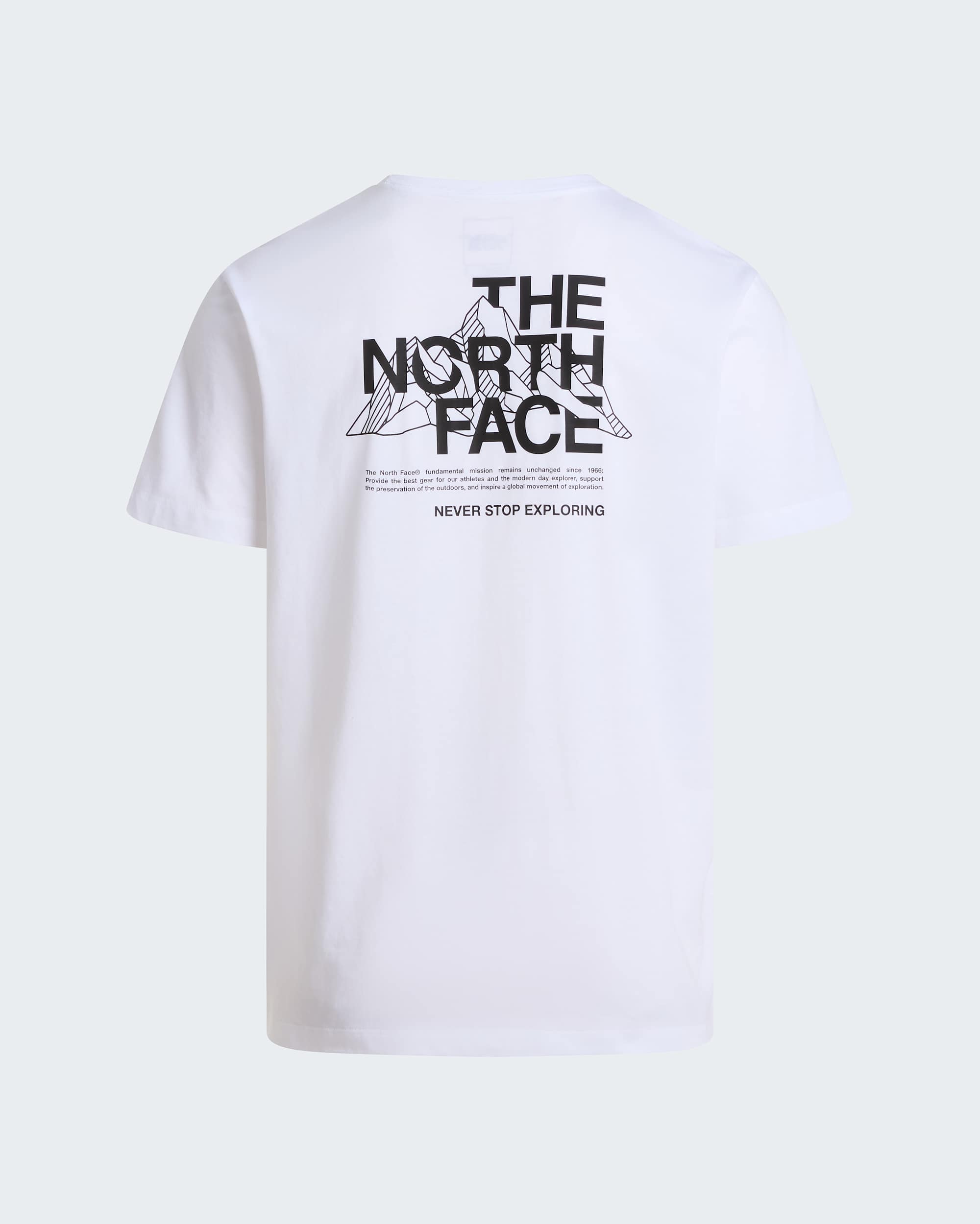 Mski Tshirt z grafik o regularnym kroju Mountain Sketch TNF alt21