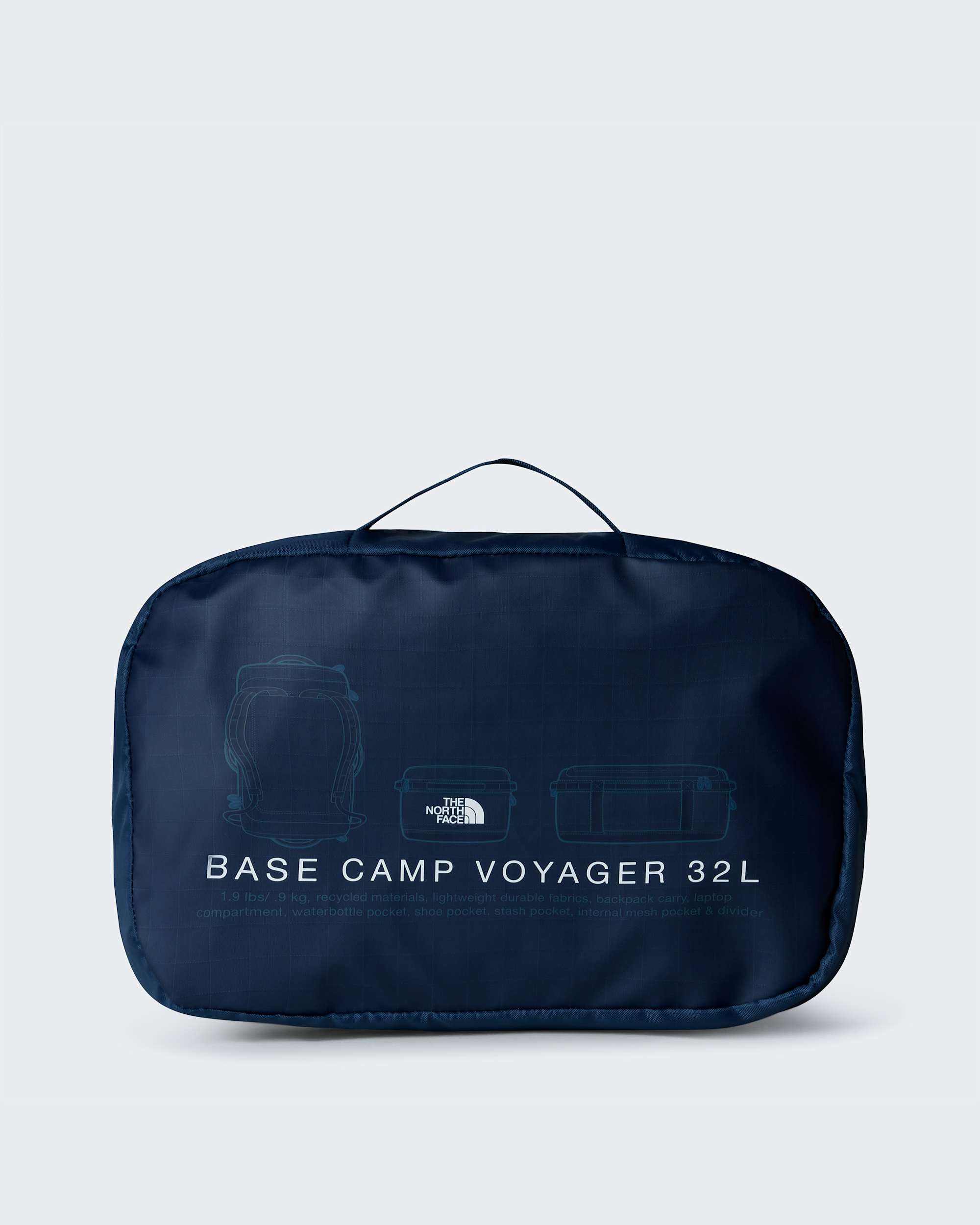 Bolsa de viaje Base Camp Duffel Voyager 32L TNF Shady BlueSummit Navy ALT5