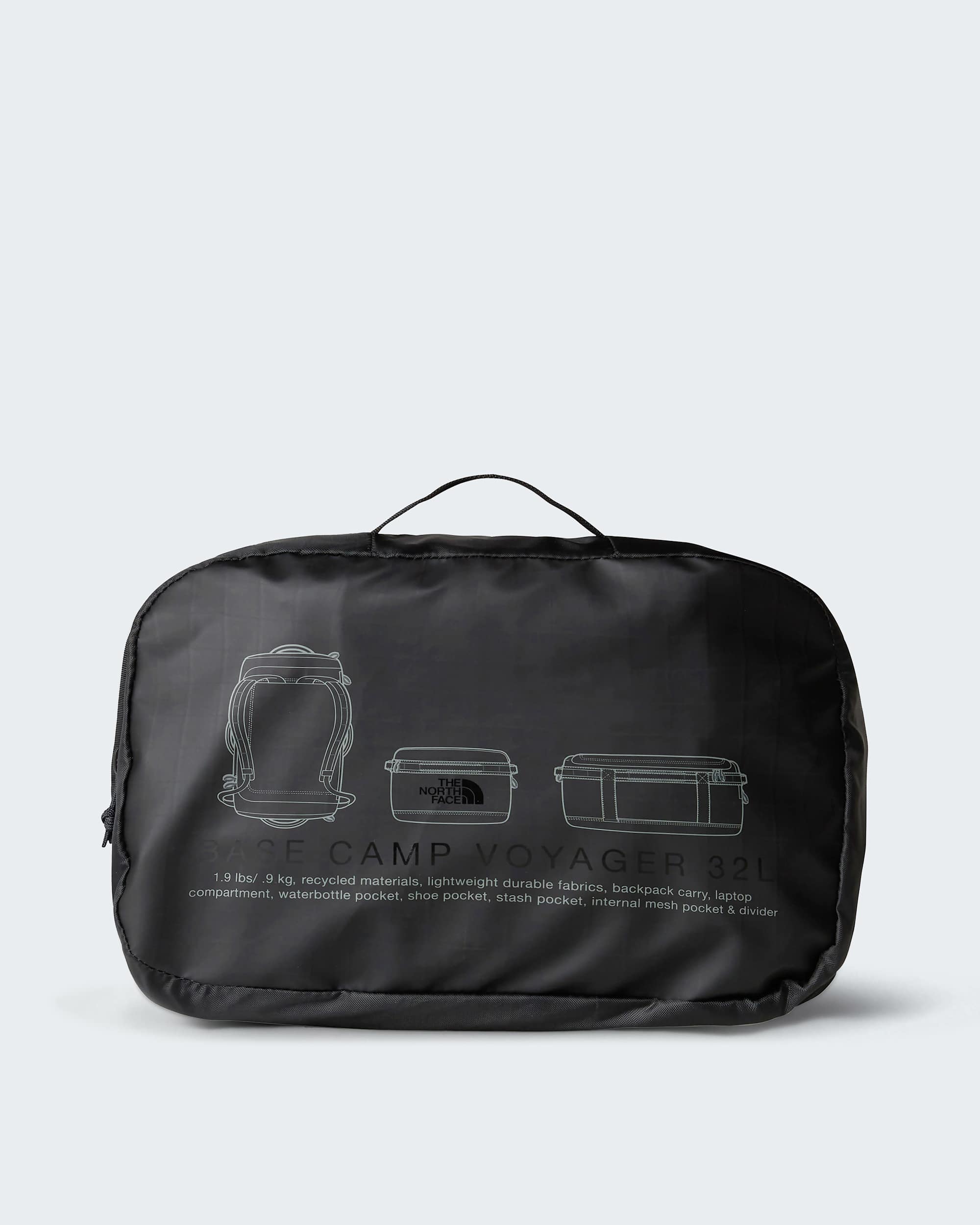 Bolsa de viaje Base Camp Duffel Voyager 32L TNF TNF BlackAsphalt Grey ALT5