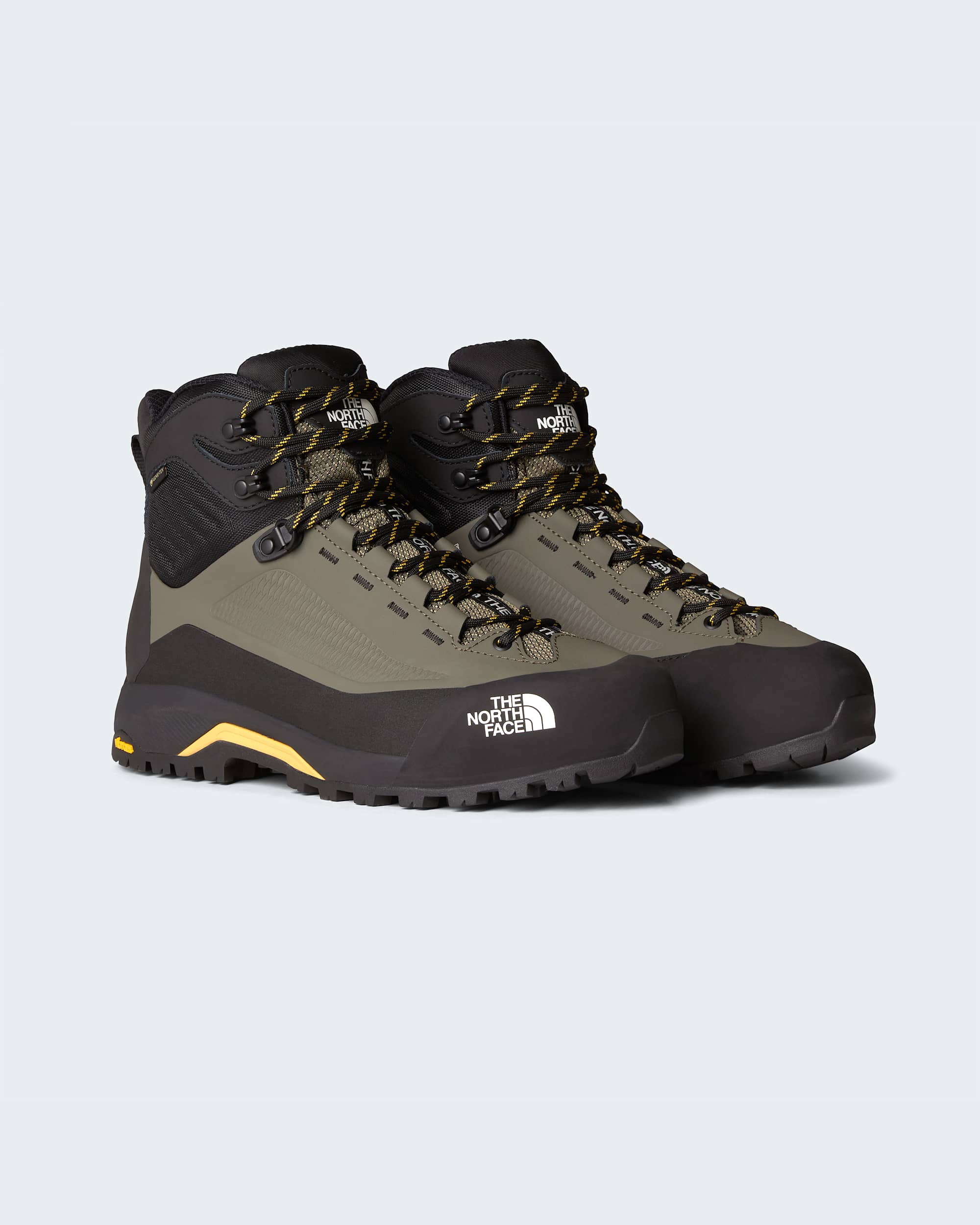 Mens Verto GORETEX Alpine Mid Boots TNF New Taupe GreenSummit Gold ALT8