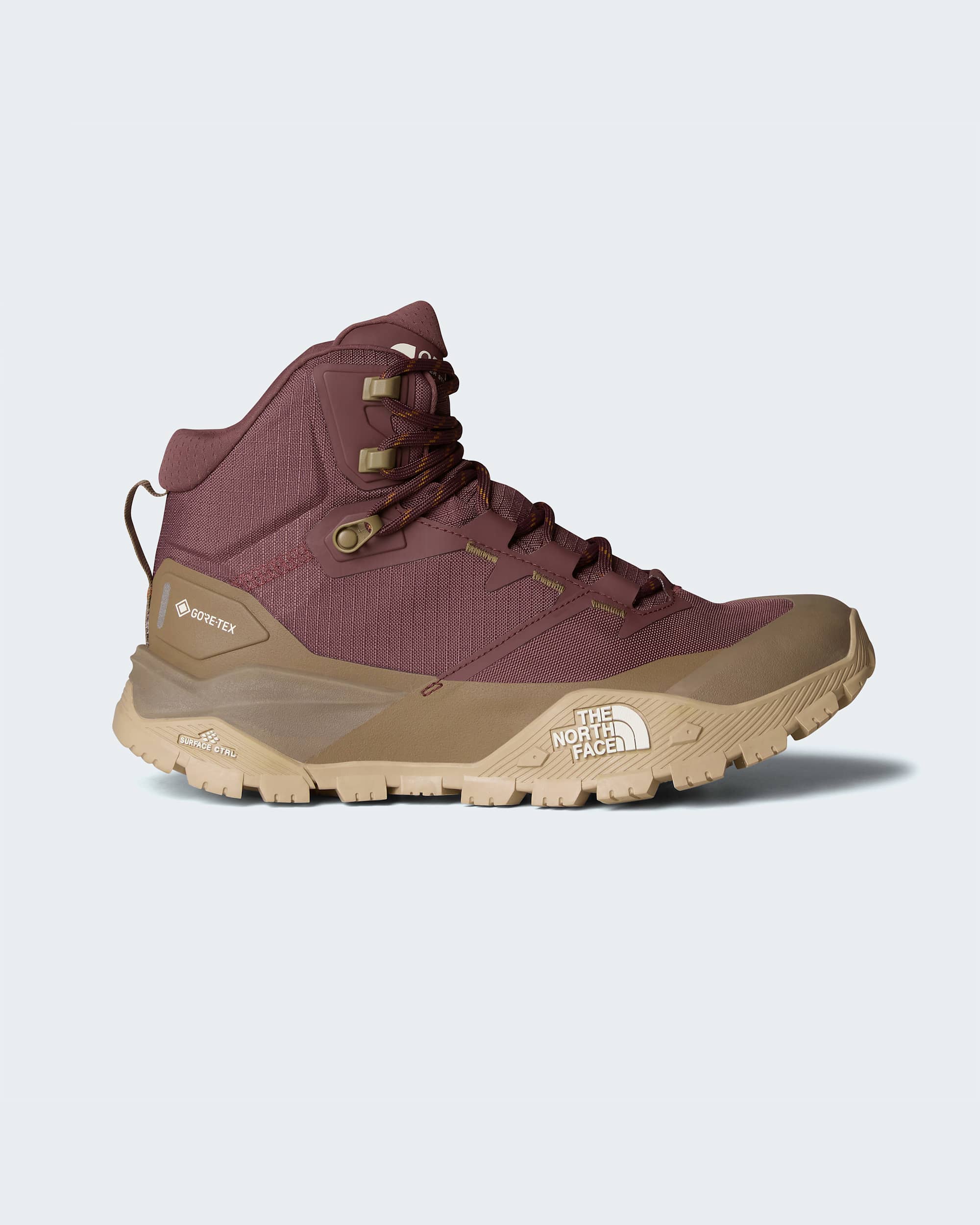 Womens Offtrail GORETEX Hiking Boots TNF Tawny QuartzMocha Brown HERO