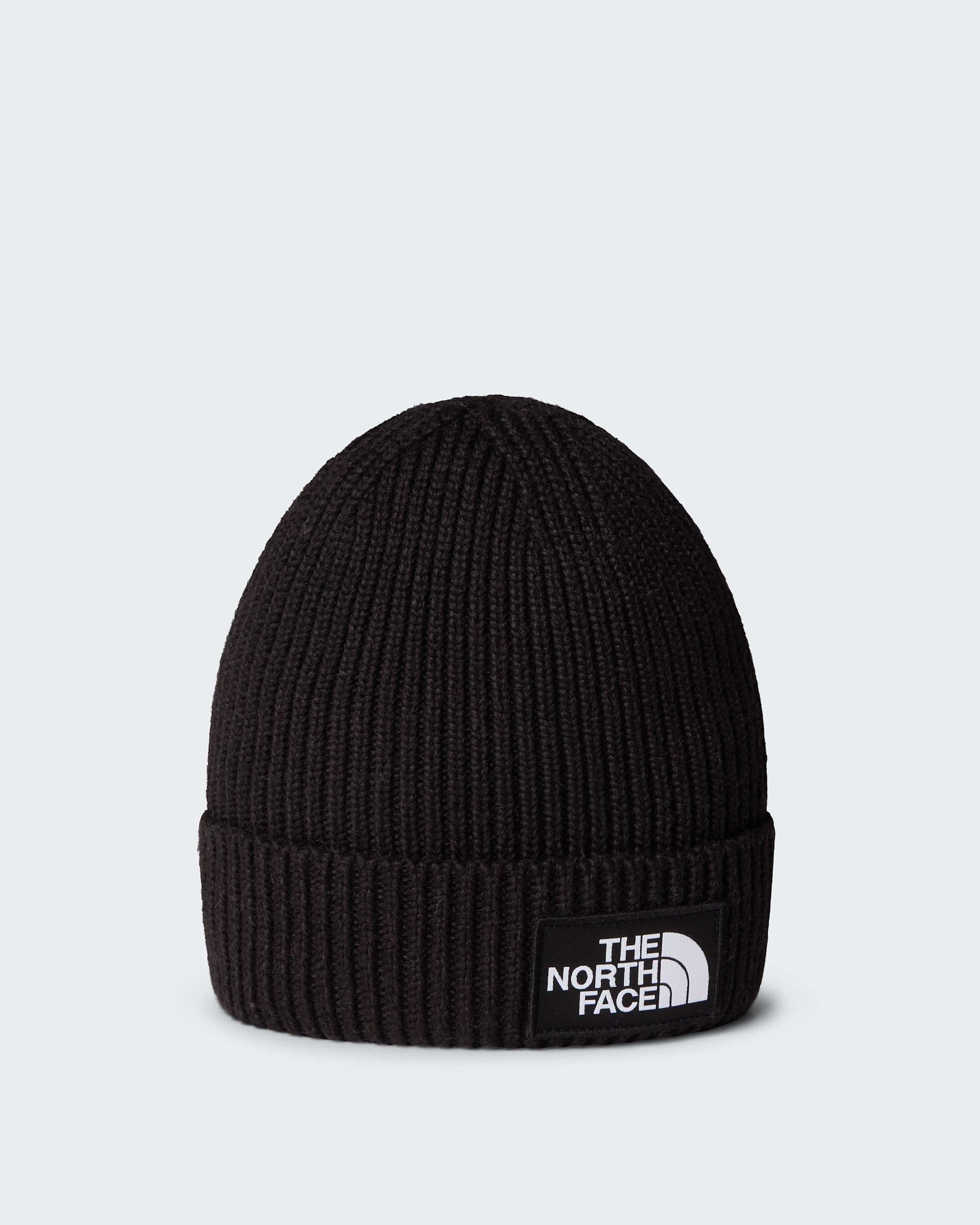 TNF Logo Boxbeanie met omslag voor kids TNF TNF Black HERO