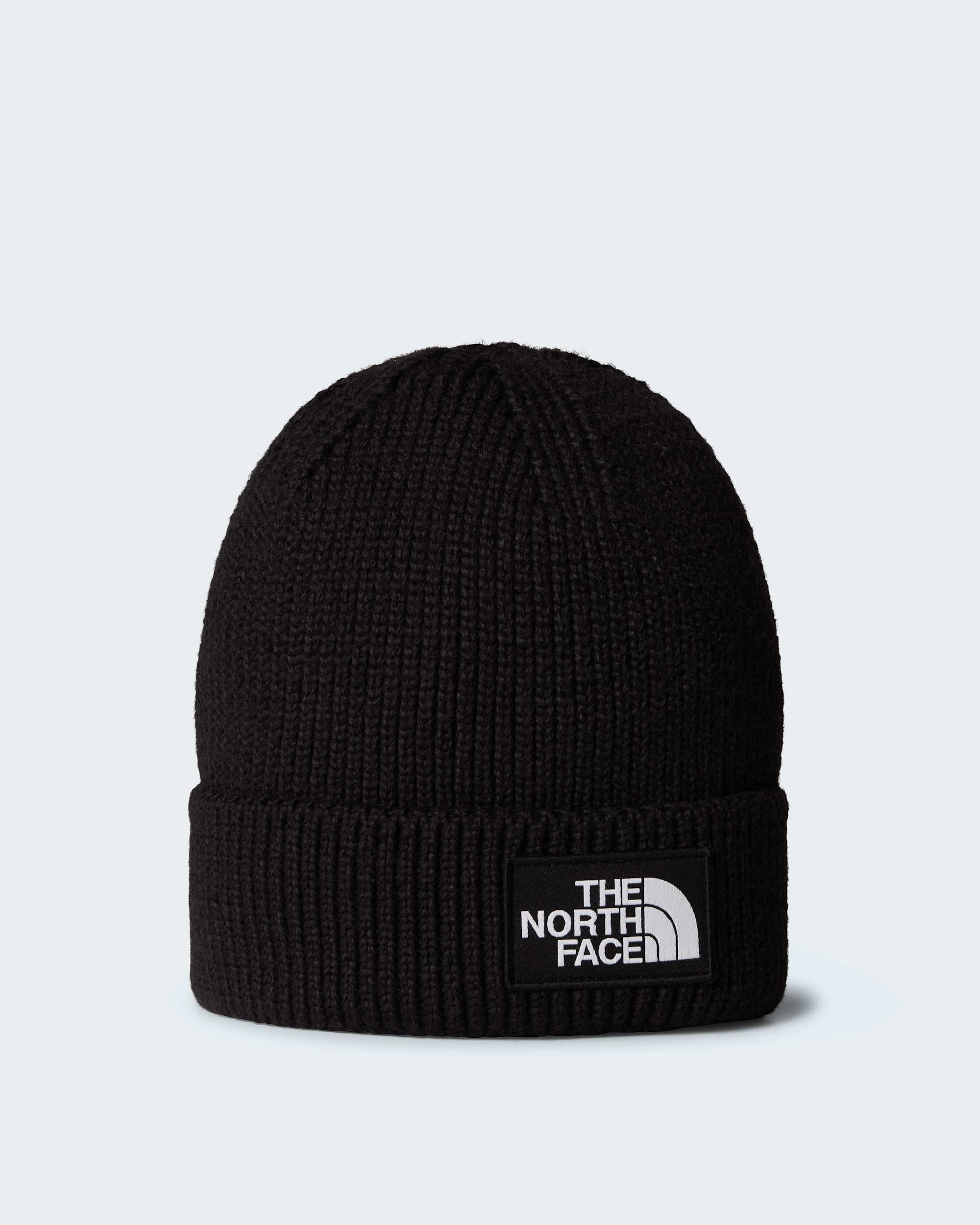 TNF Logo Box Cuffed Beanie TNF TNF Black HERO