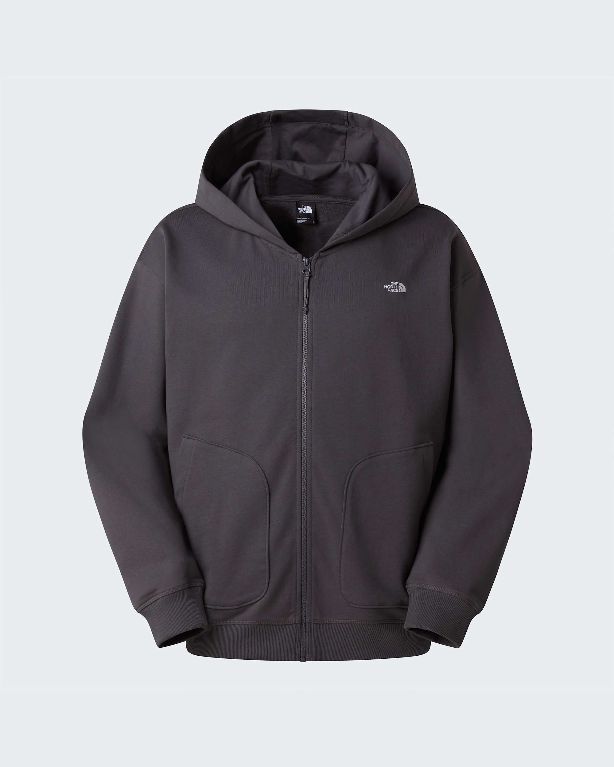 Essential Kapuzenpulli in Oversize und Unisex TNF Anthracite Grey HERO