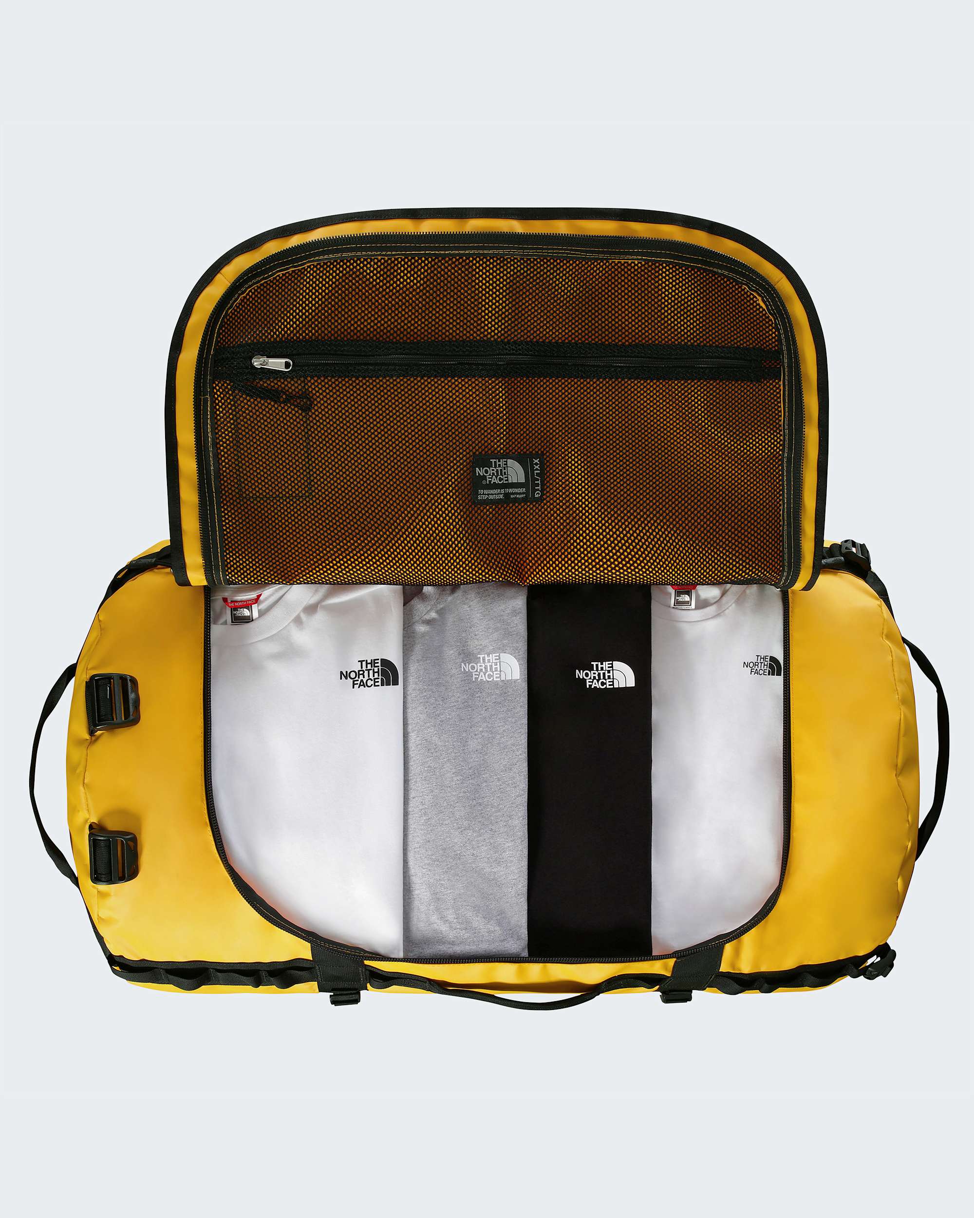 Saco Base Camp 150L  XXL TNF Summit GoldTNF BlackNPF ALT2