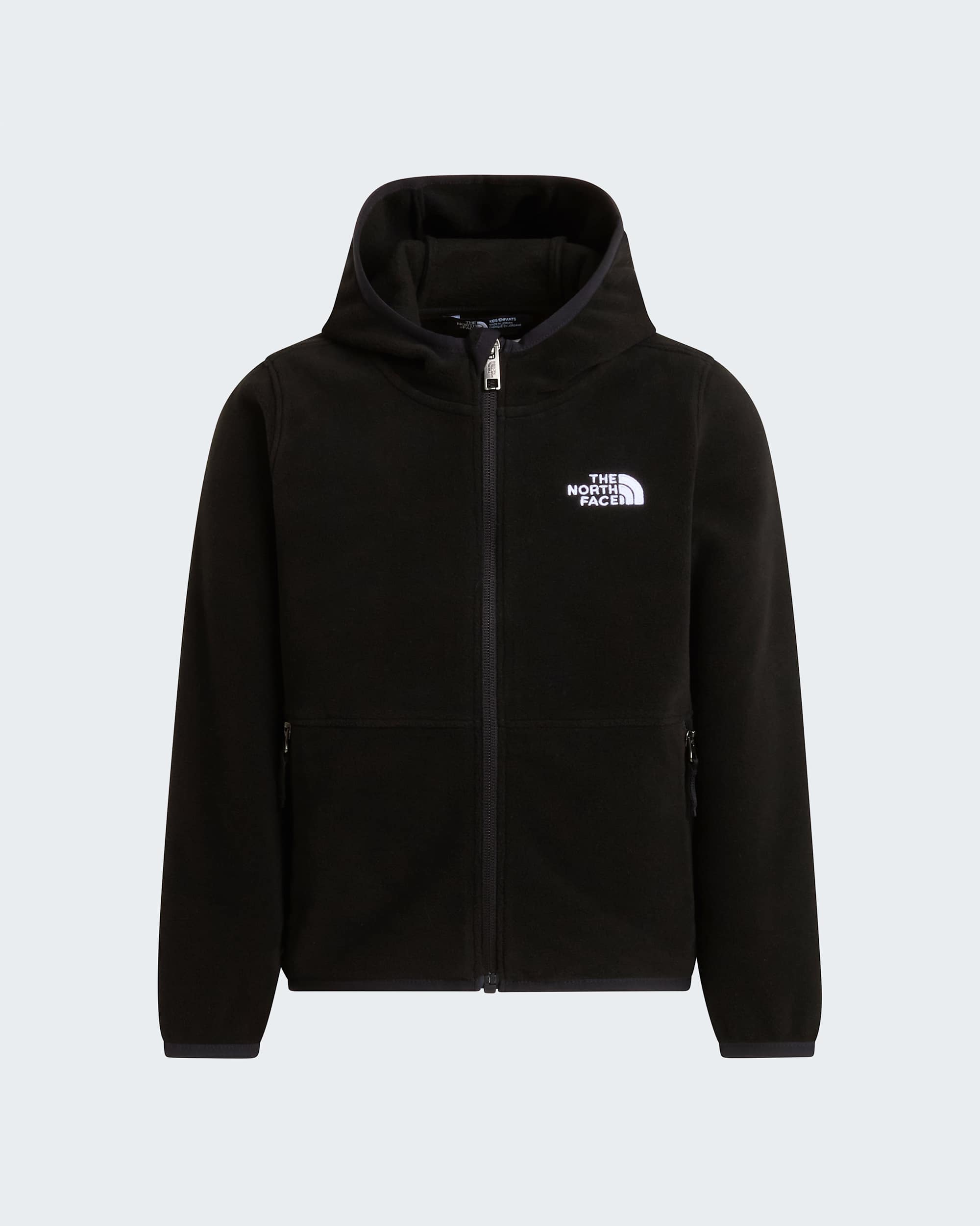 Glacierfleece met capuchon en volledige ritssluiting voor kids TNF ALT20