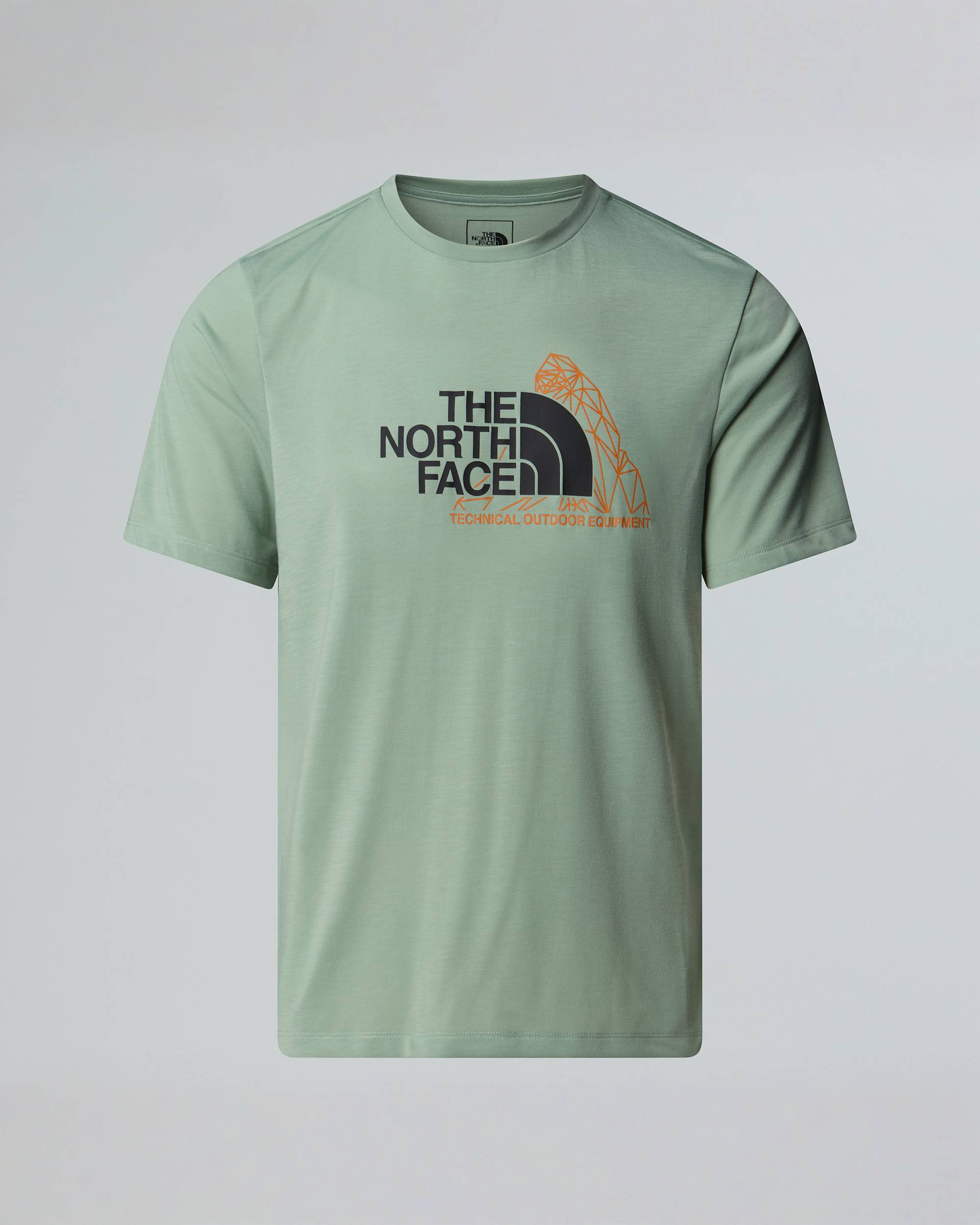 Mens Foundation Mountain Graphic TShirt TNF HERO