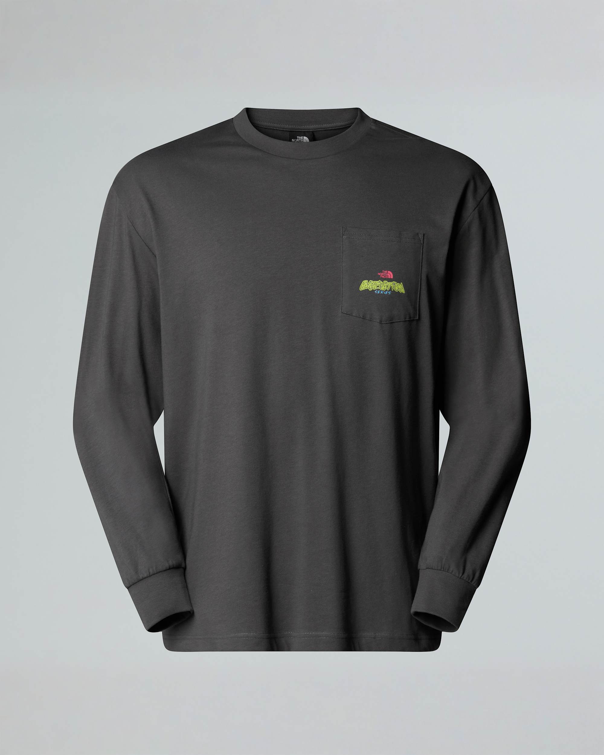 Camiseta holgada de mana larga Expedition Celebration unisex TNF HERO