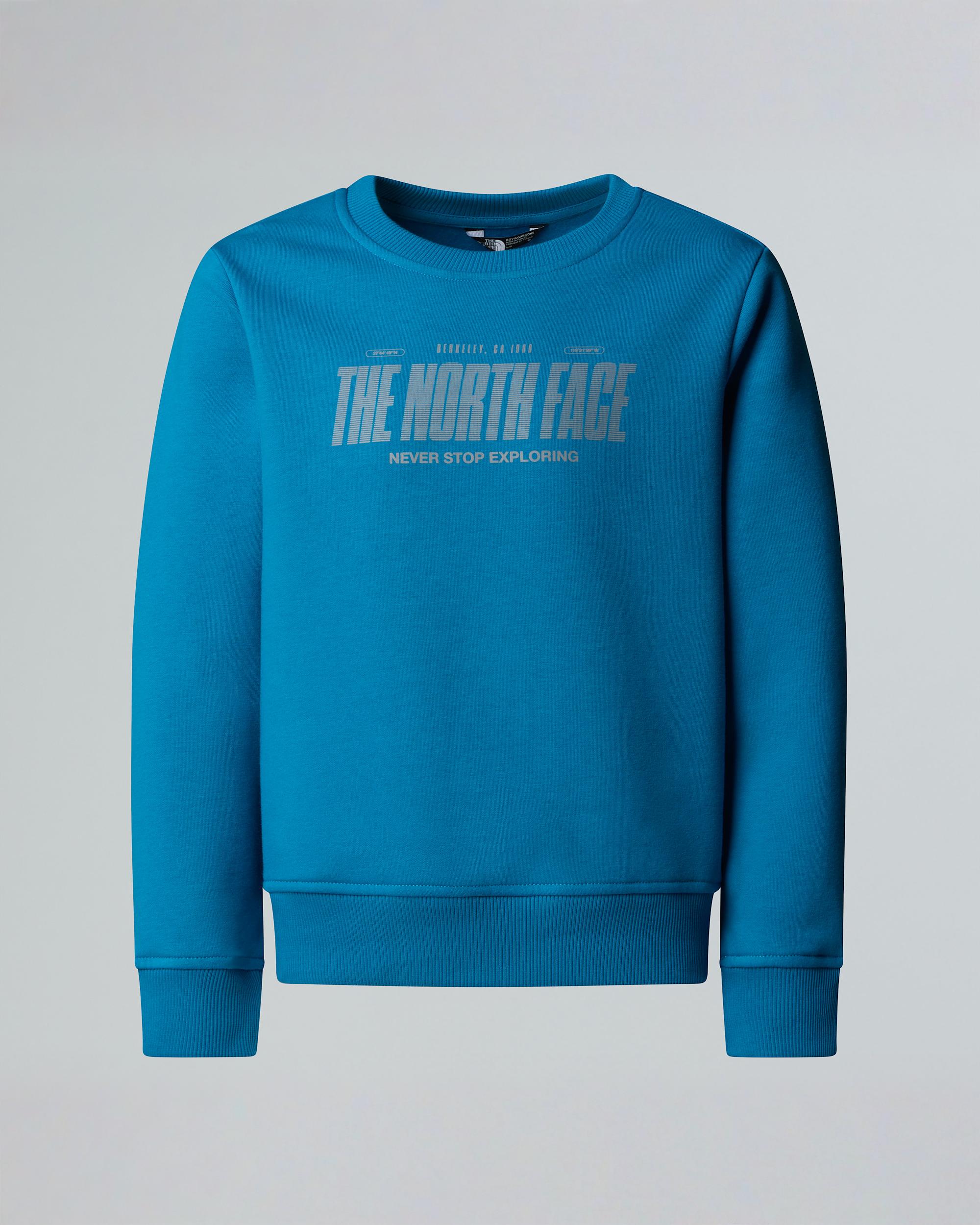 Logo reflektierendes  relaxt geschnittenes Sweatshirt fr Jungen TNF HERO